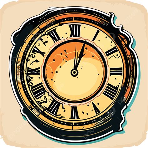 Reloj Antiguo Con Ilustración De Números Romanos Vector 45 Off