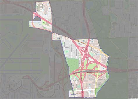 map  rosemont village illinois thong thai real