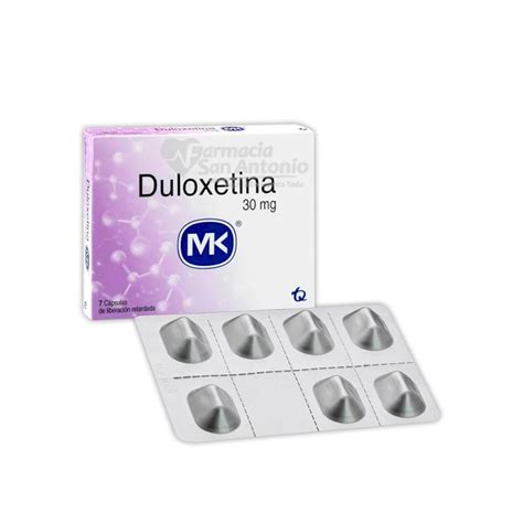 DULOXETINA 30MG X 7 CAPS Farmacia San Antonio