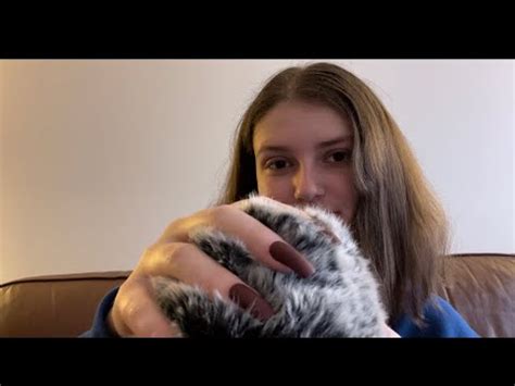 ASMR Fluffy Mic Scratching With Long Nails No Talking Mic Scratching