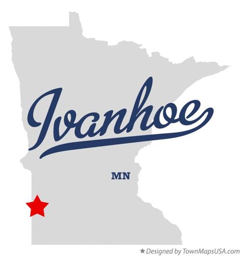 Map of Ivanhoe, MN, Minnesota