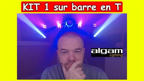 Lumi Res Algam Lighting Sur Pied Et Barre En T Youtube