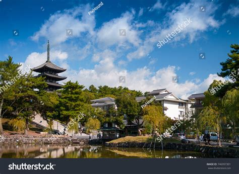 Toji Pagoda One Popular Attraction Nara Stock Photo 746997301 ...