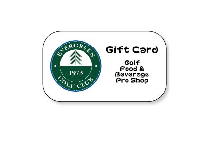 Gift Cards | Evergreen Golf Club