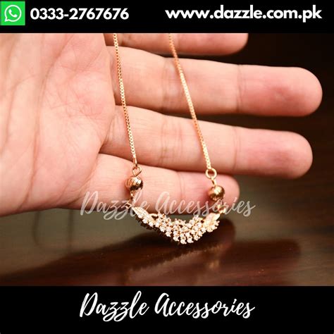 Delicate Golden Pendant Dazzle Accessories