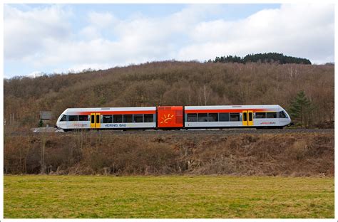 Ein Stadler Gtw Der Hellertalbahn F Hrt Am Als Rb