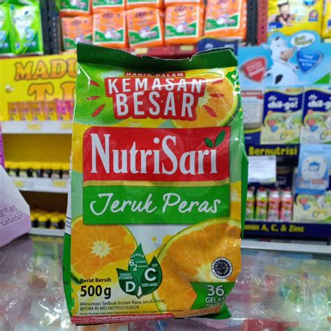 Jual Nutrisari Jeruk Peras 500g Shopee Indonesia