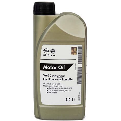 Olej Opel GM Motor Oil Dexos2 5W30 1L 93165554 za 30 66 zł z