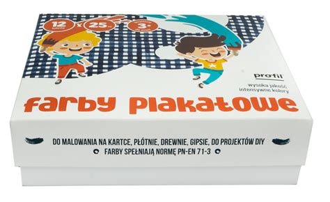 Farby Plaktowe Szkolne Dla Dzieci Szkolnych Na Plastykę Do Szkoły 20Ml