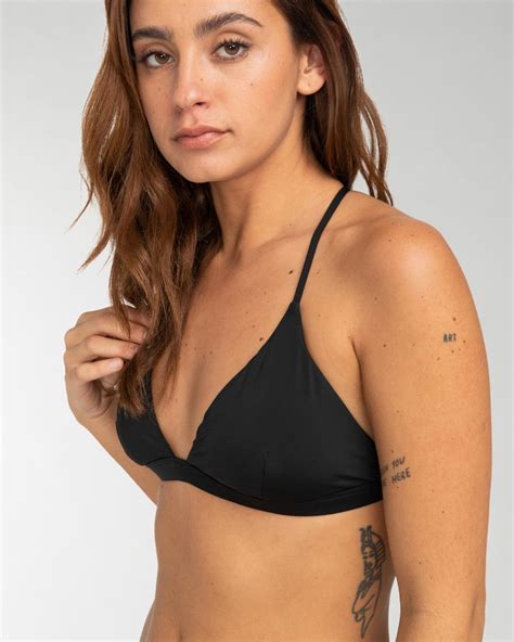 Mujer Sol Searcher Top De Bikini Cruzado En La Espalda Para Mujer