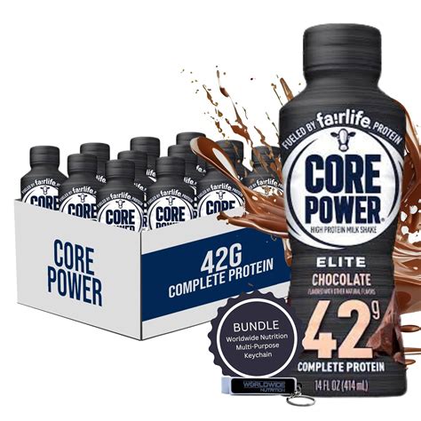 Amazon Worldwide Nutrition Bundle Fairlife Core Power Elite 42g