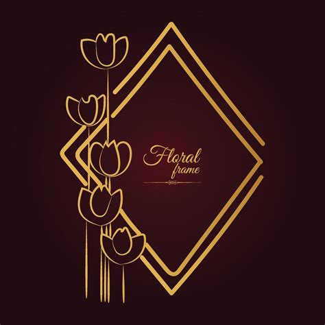 Flower Decorative Gold Frames And Borders 41179436 Vector Art at Vecteezy