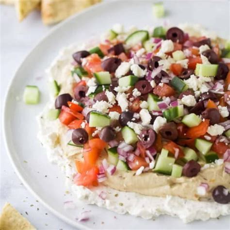 Mediterranean 7 Layer Dip Joyful Healthy Eats