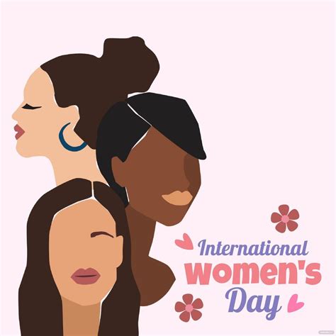 International Women's Day Cartoon Vector in Illustrator, PSD, EPS, SVG, PNG, JPG - Download ...