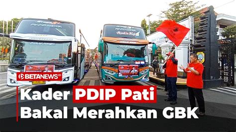 Peringatan Bulan Bung Karno Ratusan Kader Pdip Pati Bakal Merahkan