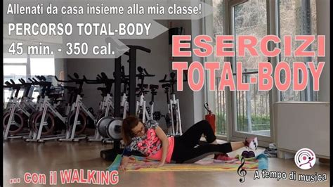 Ginnastica A Casa Allenamento Totalbody Con Tapis Roulant E Esercizi