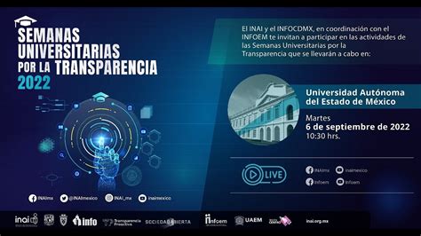 Semanas Universitarias Por La Transparencia Youtube