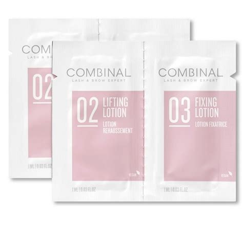 COMBINAL 2 0 Eyelash Lifting Double Sachets saszetki do laminacji rzęs