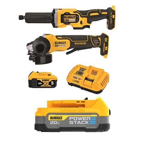 Shop DEWALT XR 2 Tool 20 Volt Max Brushless Power Tool Combo Kit 1