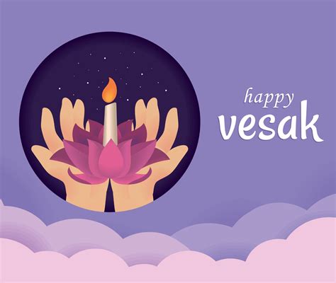 happy vesak card 10470688 Vector Art at Vecteezy