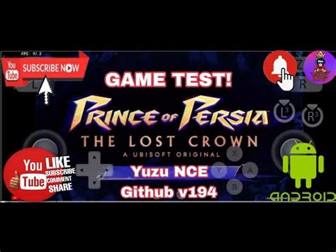 Prince Of Persia The Lost Crown Yuzu Nce Github V Android Youtube