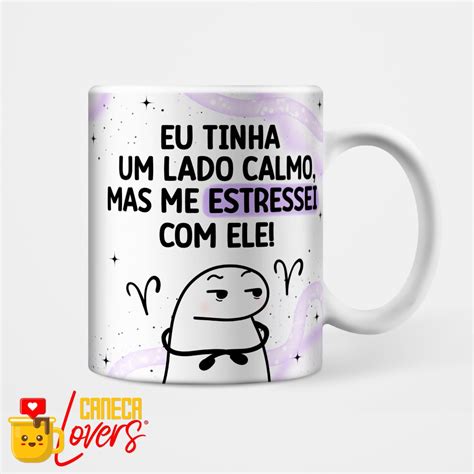 Caneca Flork Signos Sou Ariano Mesmo Caneca Lovers