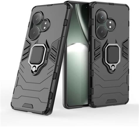 Designerz Hub Realme Gt T Back Cover Dual Layer Armor Defender Full