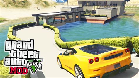 Gta V Mans O De Luxo No Lago Particular Youtube