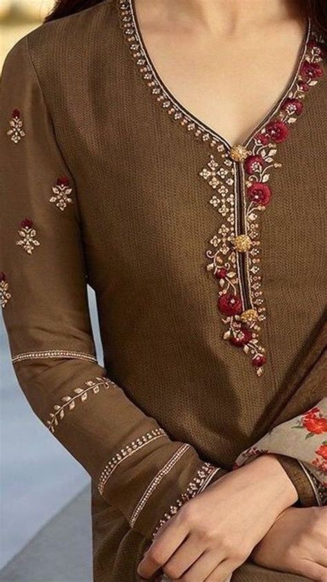 Beautiful Hand Embroidery With Superb Placement And Detailing Latest