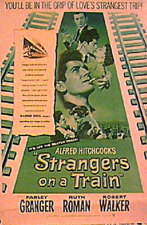 Strangers on a Train Original 1951 U.S. 40 by 60 Movie Poster - Posteritati Movie Poster Gallery