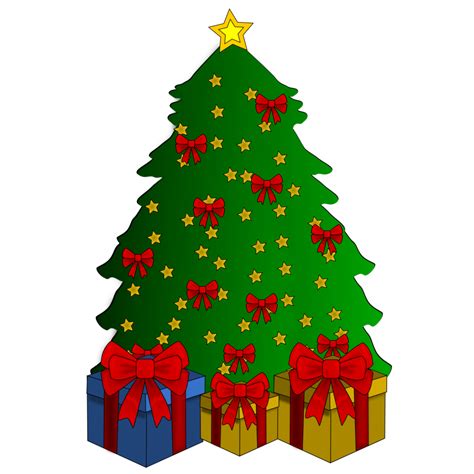 Christmas Tree With Gifts Png