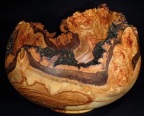 Unusual Bark Edged Aspen Burl Bowl Wood Projects That Sell Wood