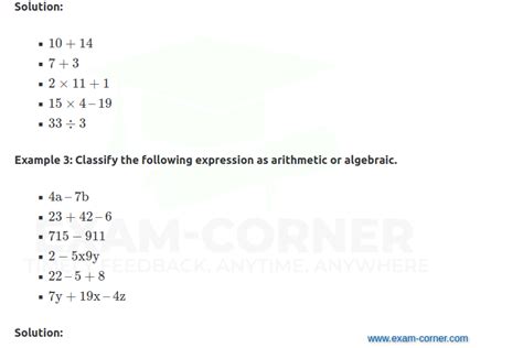 2. MATHEMATICS – Expressions – Exam-Corner