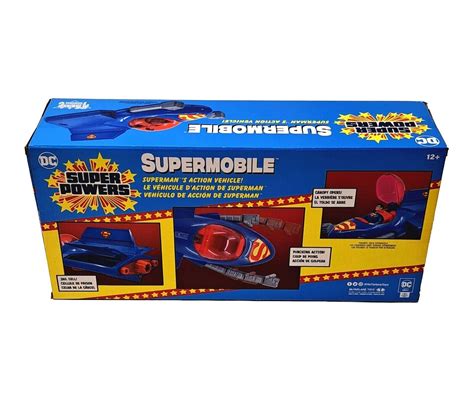 Dc Super Powers Supermobile Supermans Action Vehicle Mcfarlane Toys