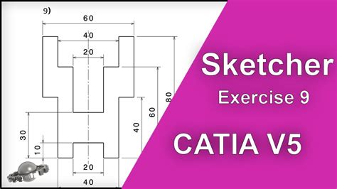 Catia V Tutorial By Masoud Pourghavam Sketcher Exercise Solid