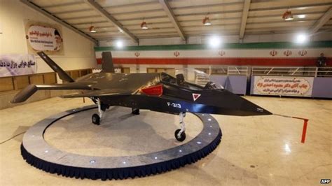 Qaher F313 Iran Unveils Home Made Stealth Fighter Bbc News