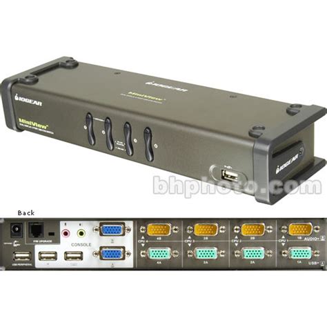 Iogear Dual View Gcs Port Usb Kvm Switch With Dual Gcs