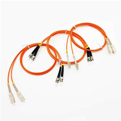 High Speed Lc Upc To St Upc Fiber Optic Patch Cord Custom Fiber Optic