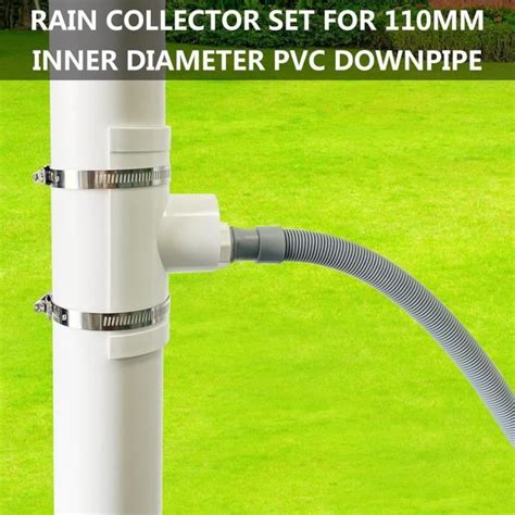 Collecteur D Eau De Pluie Avec Tuyau Flexible Raccord PVC Kit