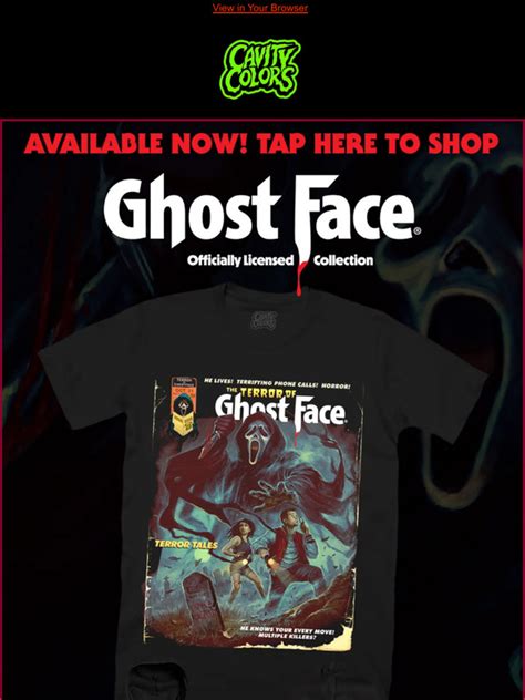 Cavitycolors 😱 Ghost Face Is Available Now 🔪 Milled