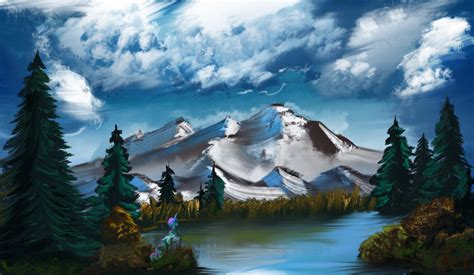 Bob Ross Wallpapers Top Free Bob Ross Backgrounds Wallpaperaccess