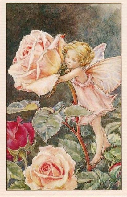 1944 Flower Fairies Of The Garden Cicely Mary Barker The Geranium Fairy