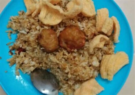 Resep Nasi Goreng Sederhana Dengan Cilok Dan Kerupuk Oleh Sri Melva