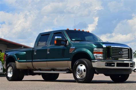 2009 Ford F 350 Super Duty Crew Cab Lariat 4x4 Diesel F250 3500hd Low