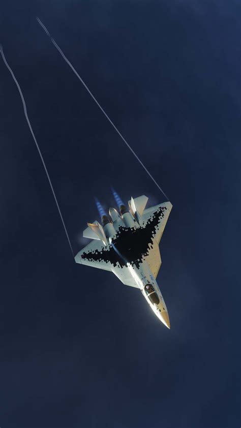 Sukhoi SU 57 Fighter Jet iPhone Wallpaper HD - iPhone Wallpapers