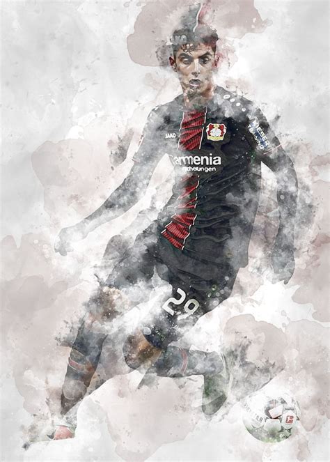 Kai Havertz Poster Picture Metal Print Paint By Josiah Mcdowell