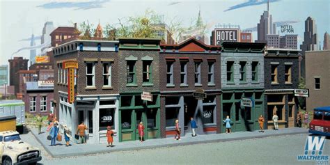 Walthers Cornerstone Merchant S Row I Ho Scale Kit