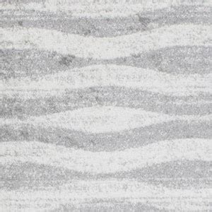 NuLOOM Sherill Modern Ripples Gray 8 Ft Square Rug BDSM01A S76076