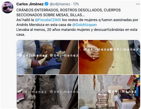 Andrés “n” Confesó Cinco Feminicidios A Todas Las Mató De Una Puñalada En El Corazón Infobae