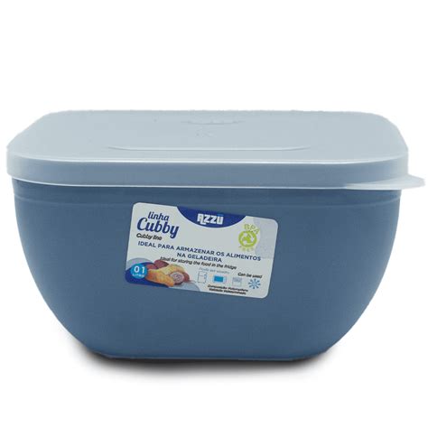 Pote Hermético 1000Ml Para Alimento Frutas Marmita Microondas Freezer Cubby